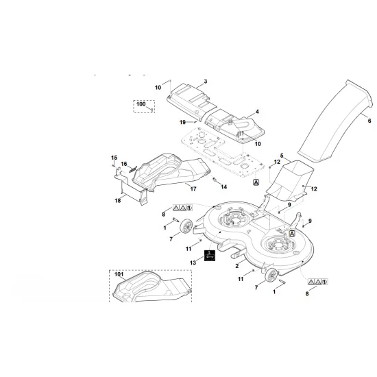 Stihl  Zespół tnący kompl. 6170 760 0982